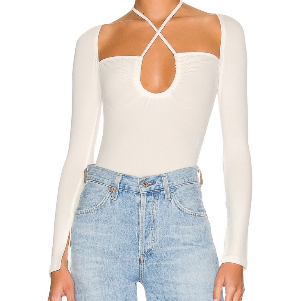 White bodysuit new with tags never wore